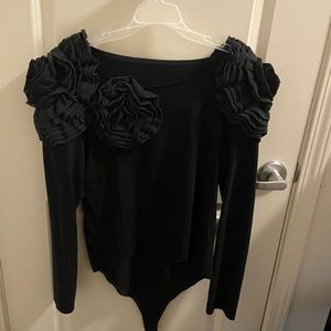 Black body suite with flowers